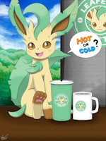 Hot or Cold? ( Leafeon ) by WinickLim