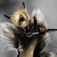 Naruto draw as furry by Marinxxvxxz - fox, cute, boy, male, orange, anime, ninja, furry, neko, manga, naruto shippuden, furry art