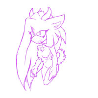 some random sketch :U by AlliaCatten - female, hedgehog, random, some, none, demon-hed-ot, (demon, goat)