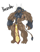 berserker by sukiyo10 - muscles, bull, brown, manly, berserker