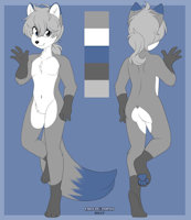 Maverick Skye Reference Sheet by MaverickSkye - fox, cub, male, reference sheet, character sheet, maverick skye