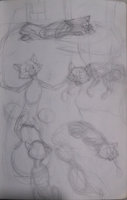 sketckbook stuff by DismalDon - cat, bear, oc, floral, multiple characters