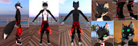 iPawki (SL) Character by iPawki - fox, male, reference sheet, canine, character sheet, character, ref, second life, reference, male/solo, vulpes vulpes, ipawki