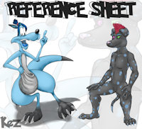 REF SHEET - Avoided Bunny Characters - CLEAN by kezmmar - dog, bunny, male, kangaroo, deer, dead, exotic, sheet, ref, ghost, reference, dalmatain, kez, kezmmar, kezthedeer, avoided