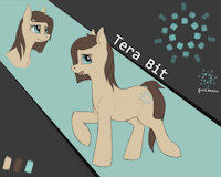 Tera Bit Reference by Difetra - female, pony, reference, mlp, tera bit