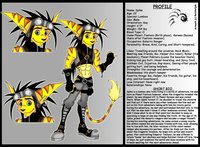 Lombax OC +Spike the Lombax by Ratchetjak - male, and, character, sheet, ratchet, spike, lombax, clank, ratchetjak