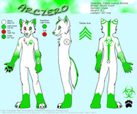 ArcZero - Reference Sheet V3 by ArcZeroTheArcticwolf - wolf, male, zoo, free, petting, character, sheet, fursona, reference, refsheet, piranha, productions, artwork (digital)