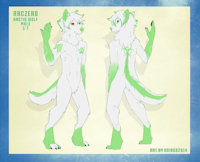 [Com] ArcZero Reference Sheet by Adiago by ArcZeroTheArcticwolf - wolf, male, character, sheet, fursona, reference, adiago, refsheet, artwork (digital)