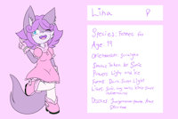 Lina Reference by LinaFennec - girl, female, fennec, sonic, fennec fox, reference, refsheet, fennecfox, sonic oc, sonic fc, sonic rpc