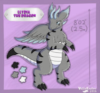 Llydia - The Fluff Dragon - by Valtykeaton by Darkflamewolf - dragon, female, dragoness, fluffdragon, fluff dragon, fluffy dragon