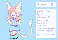 Minnah Reference by LinaFennec - girl, cat, feline, kitty, female, reference, sonic oc, sonic fc, sonicfc, sonicoc