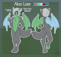 Alan's ref by ocarinaman7 - male, hybrid, drolf