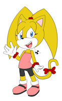 Mina the Kitten by AsunderCat - cub, girl, feline, kitten, female, sonic fan character, ca, mina the kitten