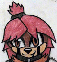 "Cinnamon" Dixie by Cyborghedgehog - dog, cute, female, canine, torn clothes