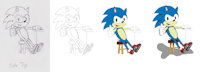 Chillin' out and Relaxin' by AsherTye - male, blue, hedgehog, sonic, sega, blur, archie, speedster