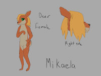Mikaela by LykaanDorianWylder - cub, female, deer