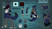 Blizzard Reference Sheet by R0ttR0tt - lucario, female, pokemon, female/solo