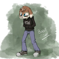 Basil Indryanni by TurkoJAR - dog, male, canine, cocker, sonic fan character, character design