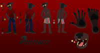 Domi Reference Sheet Mid-2017 by Domidark - wolf, male, gay, reference sheet, domi