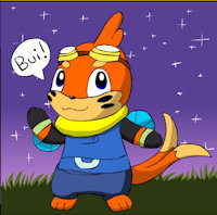 ZERO THE BUIZEL by LordR160 - male, pokemon, clothing, buizel