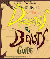 KITA ~IB EXCLUSIVE COMIC SERIES~ EXTRAS #1 The Daemons & Beasts Guide Book PG 1-2 by MasterStevo31 - females, snake, aquatic, males, demons, monsters, beasts, unique, unusual, mammals, daemons, masterstevo31, kita (series)