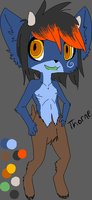 Thorne Ref Sheet by WildThorne - wolf, male, faun