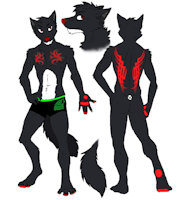 Lucius Sheet by Borewolf - wolf, male, anthro, boxer shorts