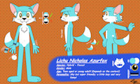 The foxcat reference by lichu246 - male, reference sheet, bisexual, reference, foxcat