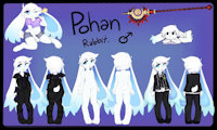 Pohan by PlumVaguelette - bunny, male, reference sheet