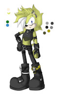 Decay by ThrenodyGrimblood - male, character sheet, hedgehog, fc, digital art, fan character, sonic fan characters