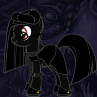 Outermost Void Character: Caretaker Careen by theuncalledfor - female, game, pony, roleplay, fully clothed, rp character, roleplay character
