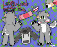 Such a Loopy Reference by loopylamb - goat, male, reference sheet, lamb, ref, sheep, ref sheet, reference, refsheet, referencesheet, loopy, loopylamb, loopdalamb, soay sheep, montian goat, loopy the lamb