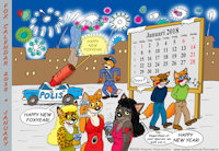 Fox Calendar 2018 - January by Micke