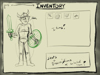 New Submission by IGAKattack - sketch, crap, inventory, screen, dump, menu