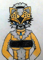 Topaz S. Quartz by Cyborghedgehog - female, cheetah, colored, traditional art