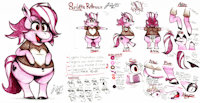 Burletta Reference Sheet (2018) by JusuTengu - female, horse, equine, fat, oc, obese, burlettajut9, burletta