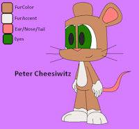 Peter Cheesiwitz (Ref/Sheet) by Lunamann - male, mouse, character sheet, fursona, peter cheesiwitz