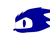 Just a blue hedgehog logo by KaruzaRin - sonic, sonic the hedgehog