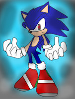 advance dx sonic[adv dx sonic]power up by KaruzaRin - sonic, sonic the hedgehog, sonic fan character, sonic team