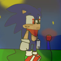 advance dx sonic[adv dx sonic]chibi ver by KaruzaRin - sonic, sonic the hedgehog, sonic team