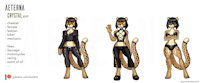 Aeterna visual novel game - Character WIP: Crystal by Aeterna - cat, feline, female, game, gay, story, lesbian, sunkra, cheetah, novel, crystal, visual, renpy, patreon, aeterna