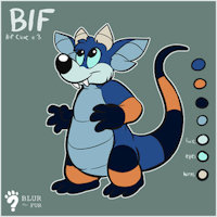 BIF by BlurTheFur - cute, male, exotic, bif, artwork (digital), hif