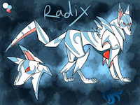 - R A D I X - by Keileon - male, exotic, fantasy, ai, intelligence, artificial, robowolf, artwork (digital)