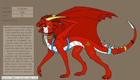 Firebrand OC as a mount by firebrand0 - dragon, male