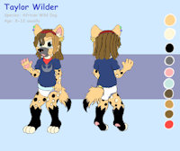 TJ Wilder Ref Sheet by TJFoxworth - babyfur, diaper, cub, male, diaperfur, african wild dog, kidfur, bedwetter