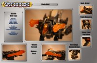 Blade Wolf Ref Sheet by ozzlander - wolf, blade, model, zoids, command, command wolf, blade wolf, custom model