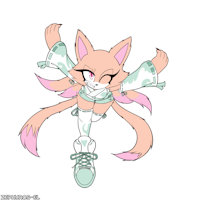 Willow the Bakeneko by TantricJourney - nekomata, cat, feline, kitten, kitty, female, sonic the hedgehog, bakeneko, mobian, sonic fan character, sonic team, sonic oc