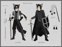 Raiden Silverfox by RaidenSilverfox - fox, male, hybrid, silver fox, human, digital media, warrior, raiden, original character, humanoid, digitalart, male solo