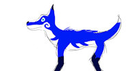 BLUE SHARK by BlueShark - fox, male, blue, solo, blue fox, scetch, blue furr, cheek swirl