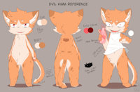 Evil Kima Reference Sheet by KimaCats - kemono, cub, cat, boy, male, reference sheet, devil, furry, kemoshota, reference, lust